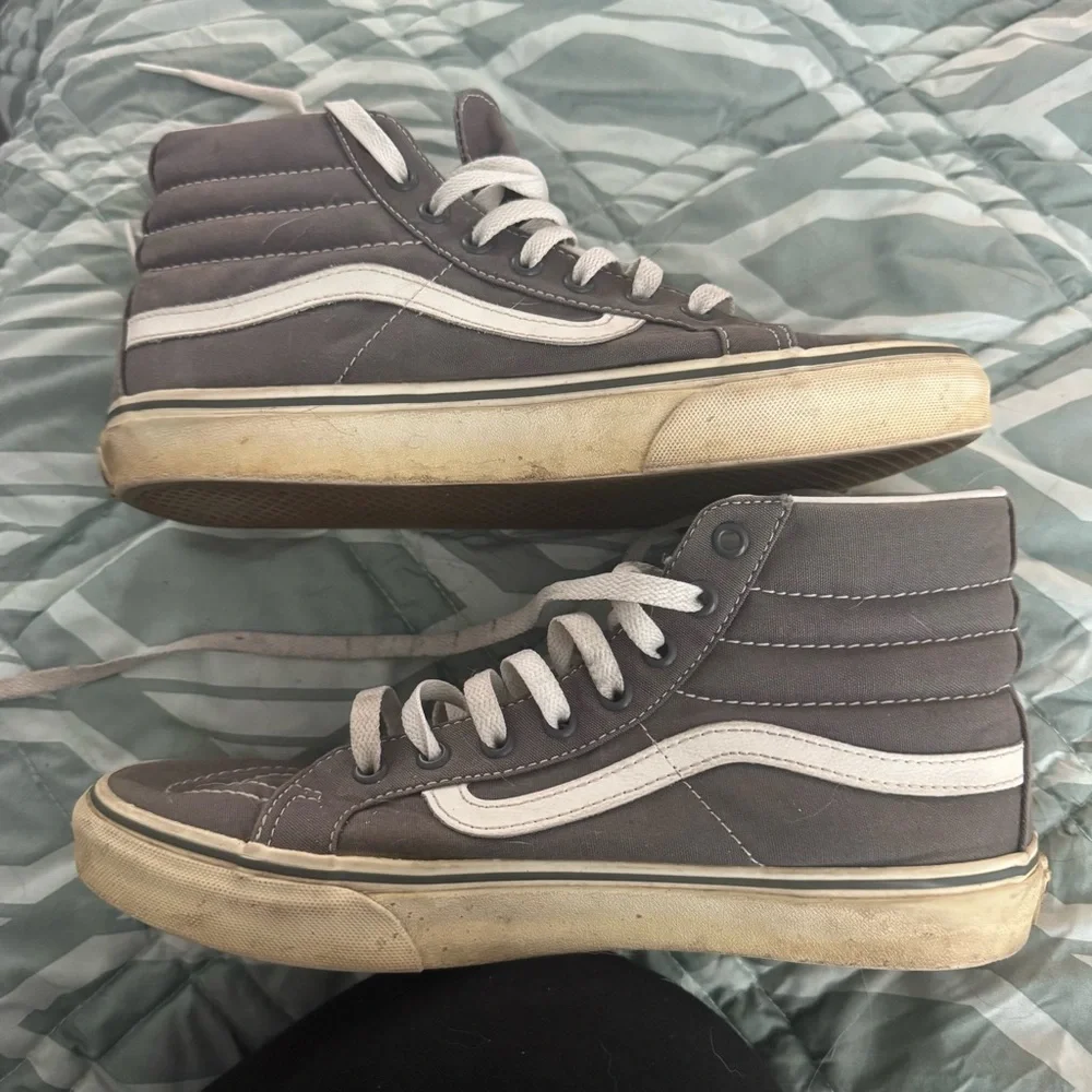 Gray High Top Vans Women’s size 9.5